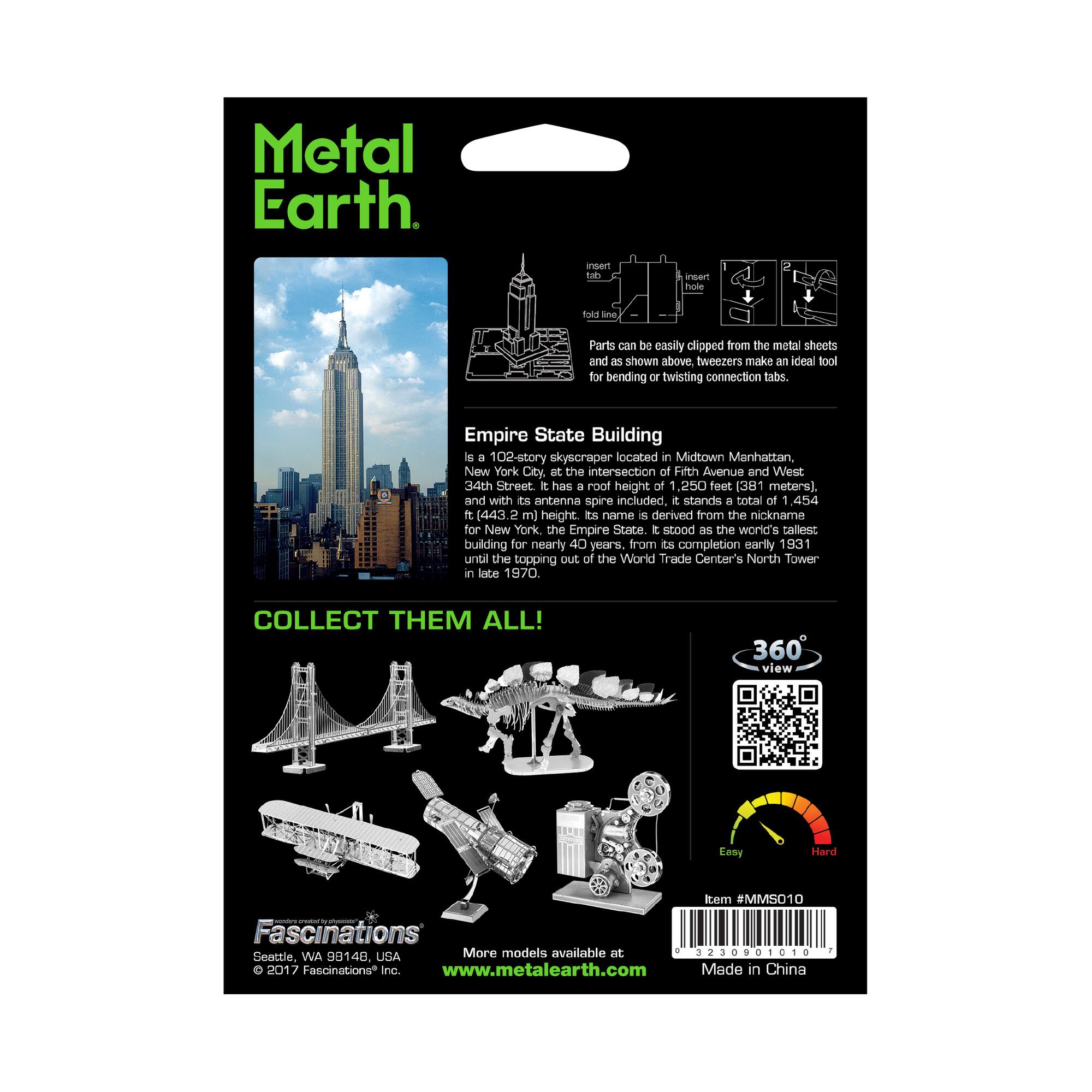Metal Earth® Empire State Building 3D Metal Model Kit